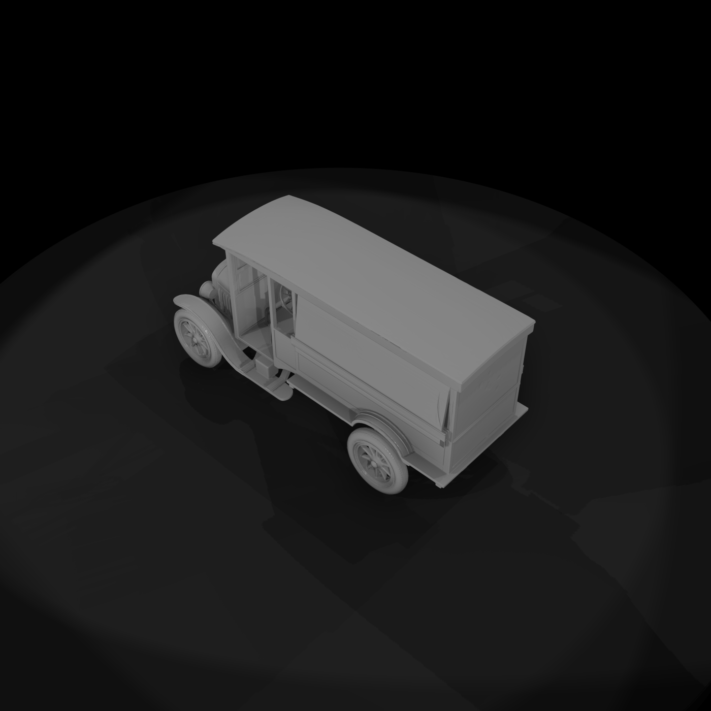Vintage T‑Era Panel Delivery Truck