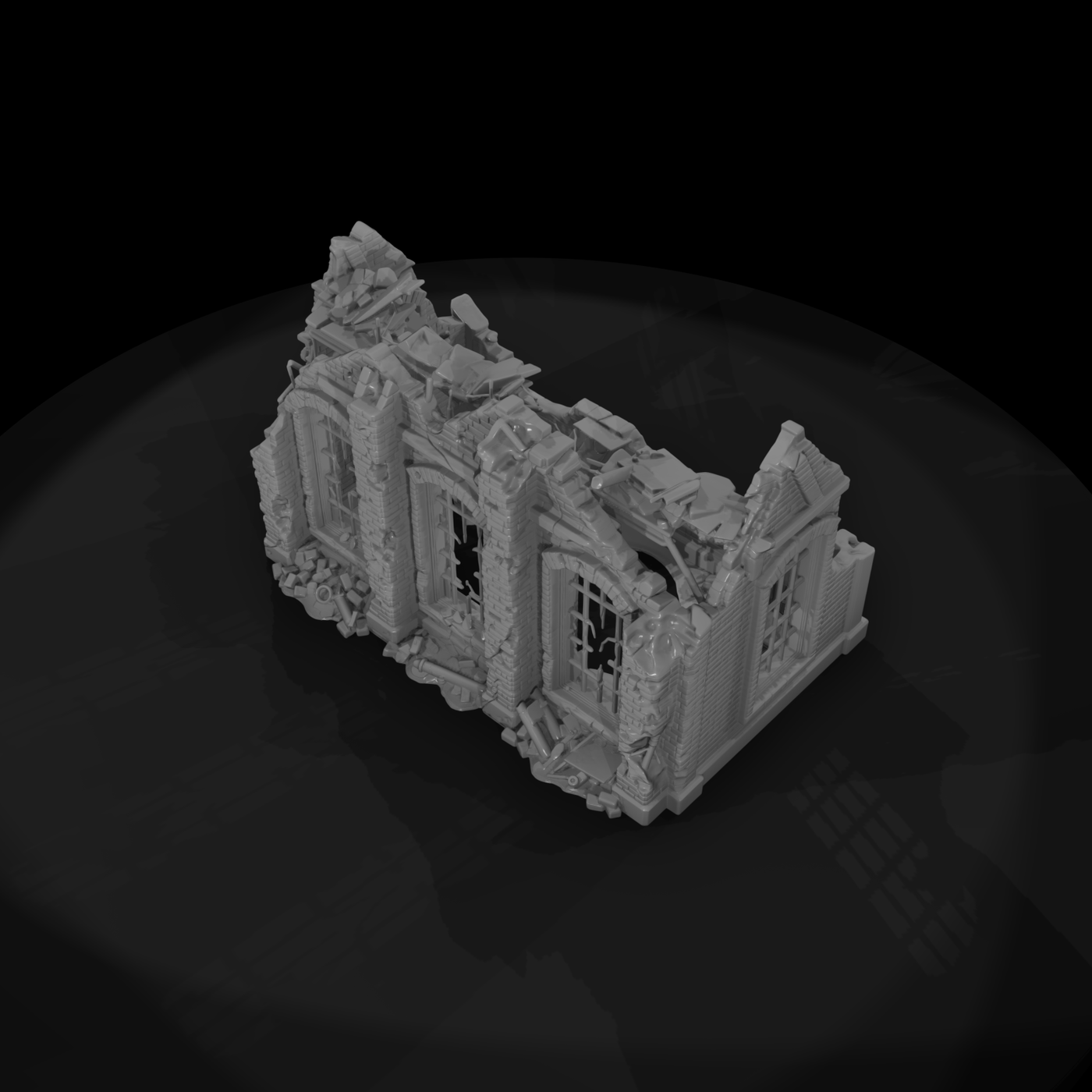 Broken Factory Wall