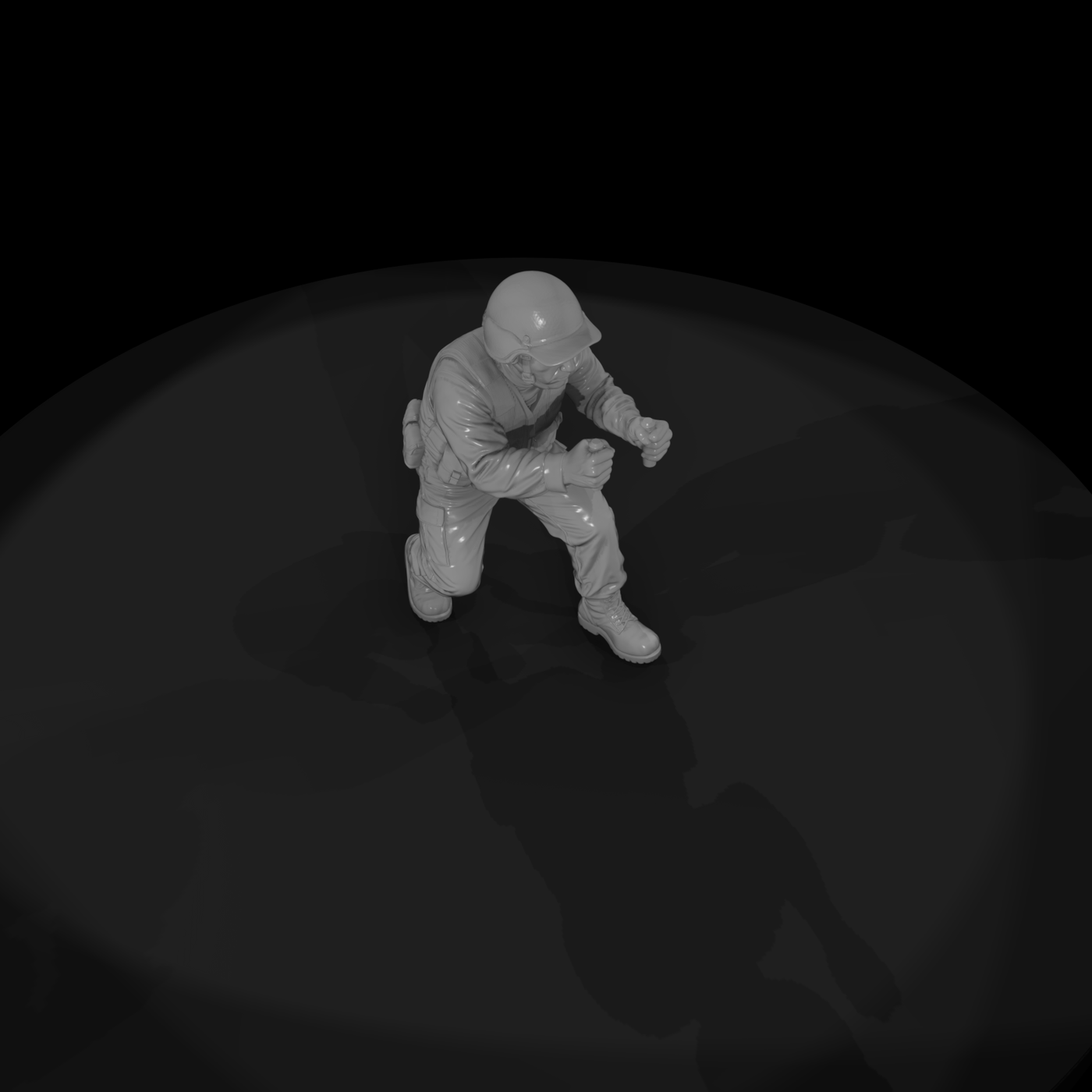 Mod Navy 046 Modern U S Navy Naval Gun Crewman Fig