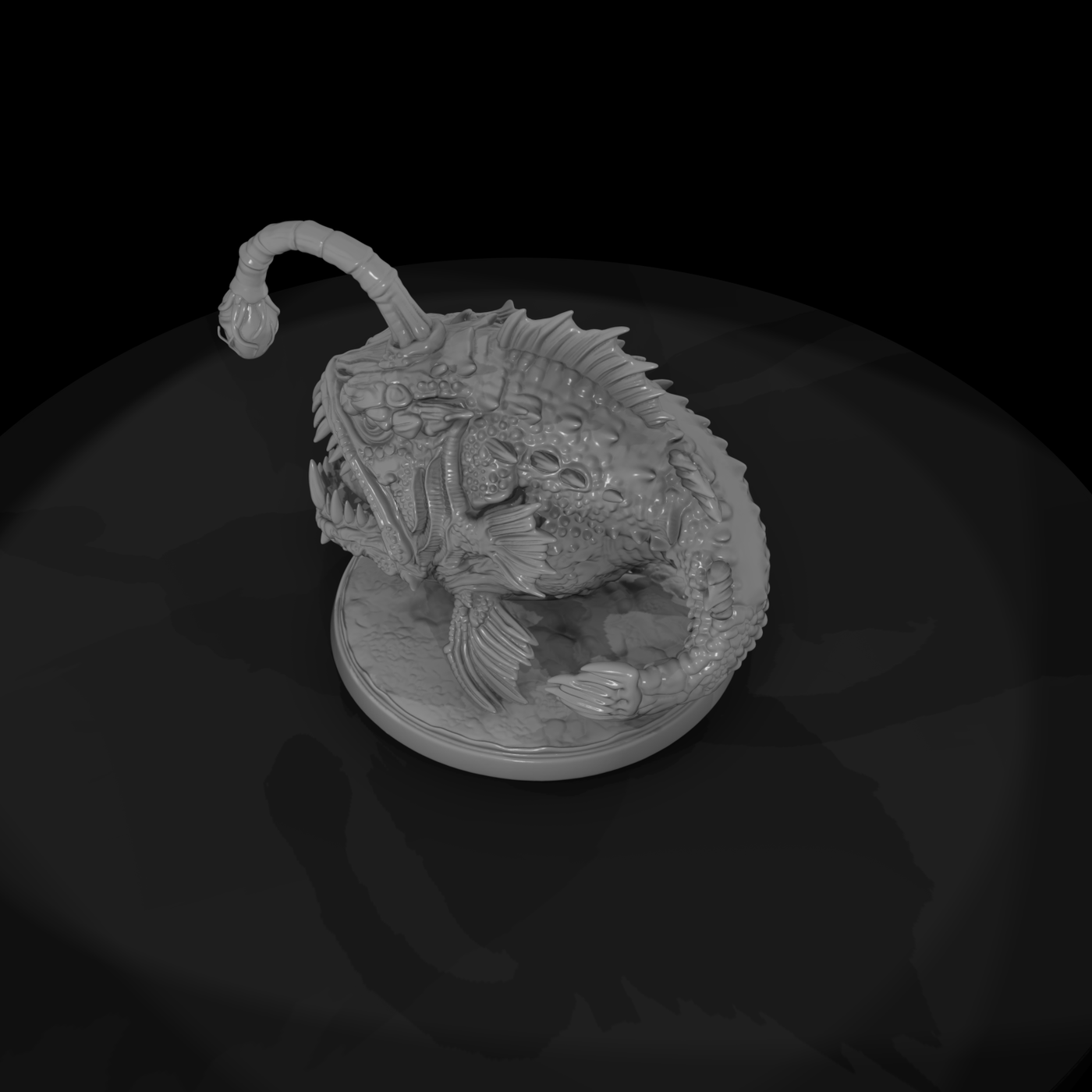 Deep Sea Anglerfish Monster
