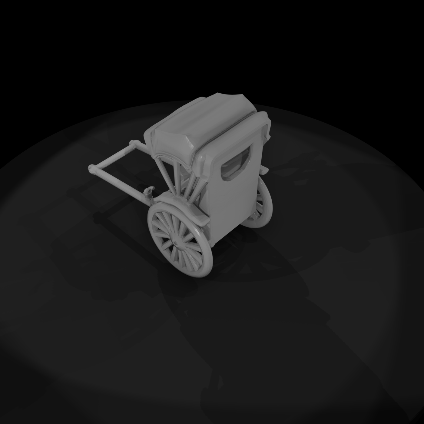 Stylized Traditional Rickshaw