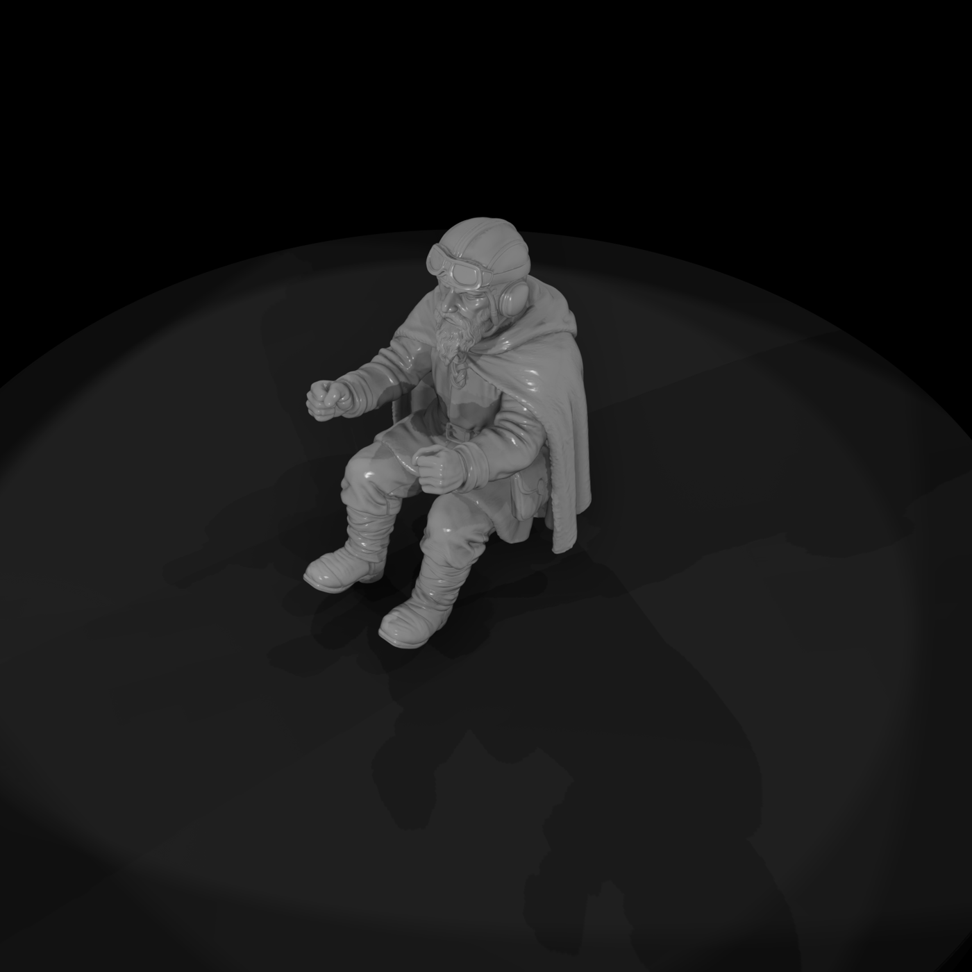 Hist 0211 Viking Navigator Miniature Figure