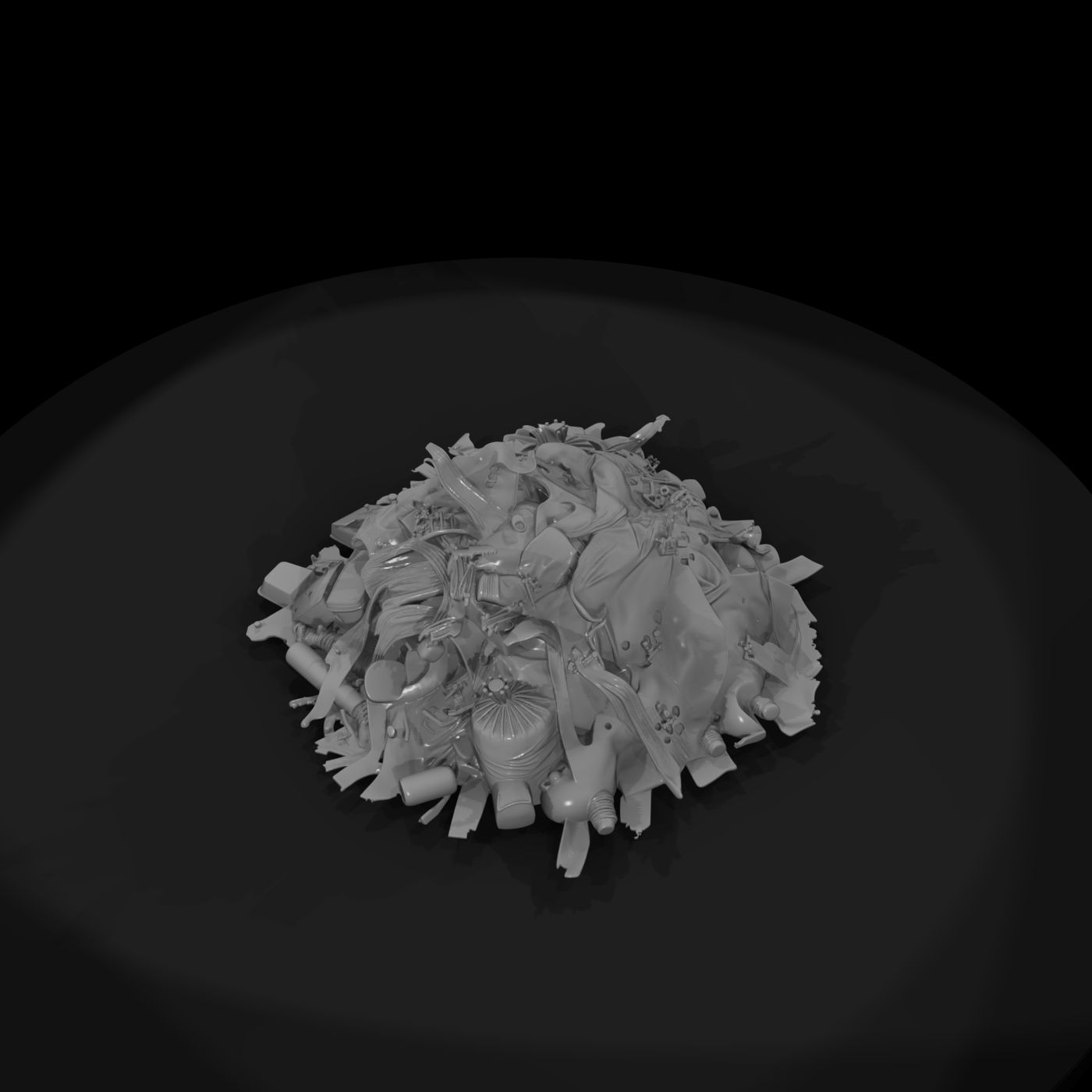 Stylized Trash Pile