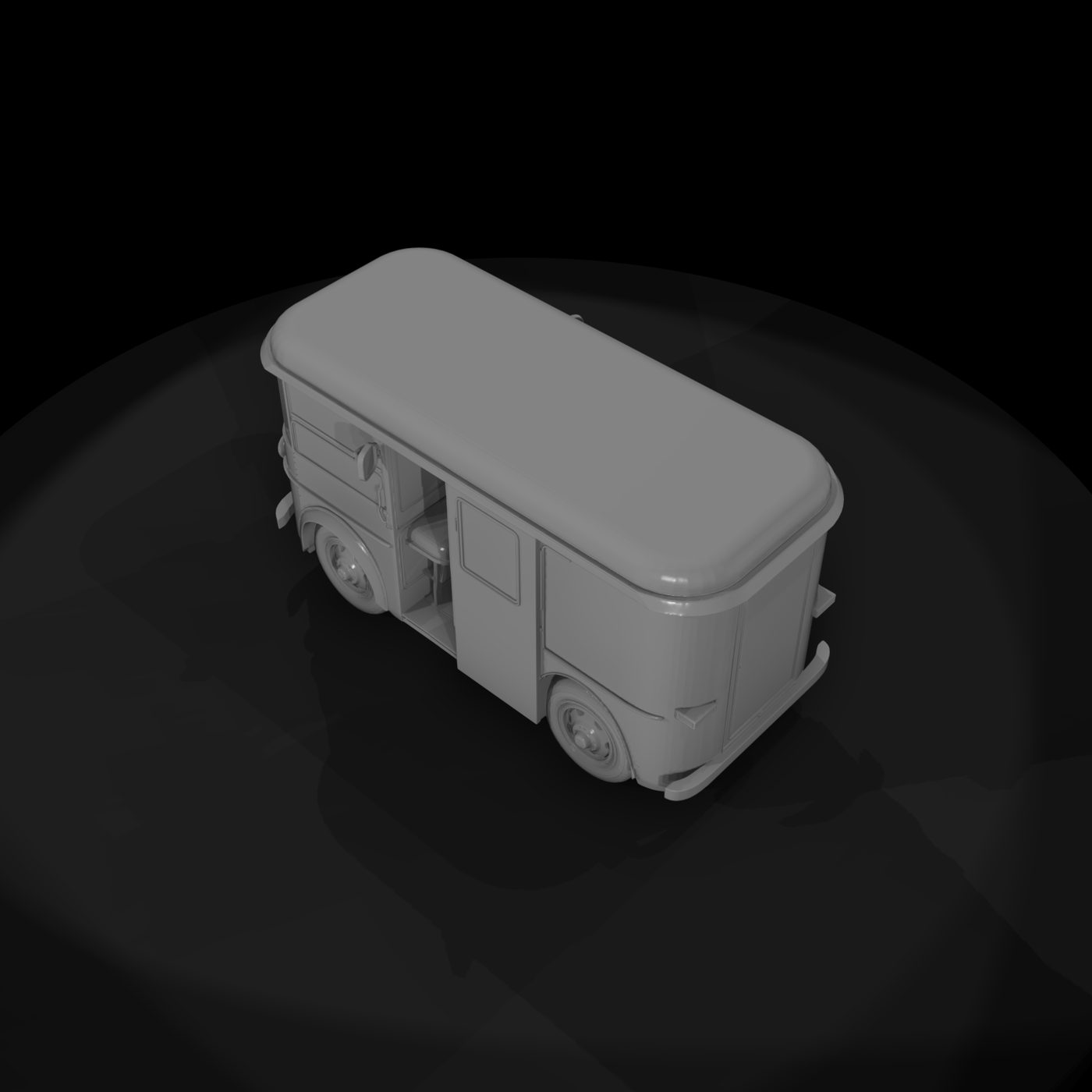 Retro Delivery Van