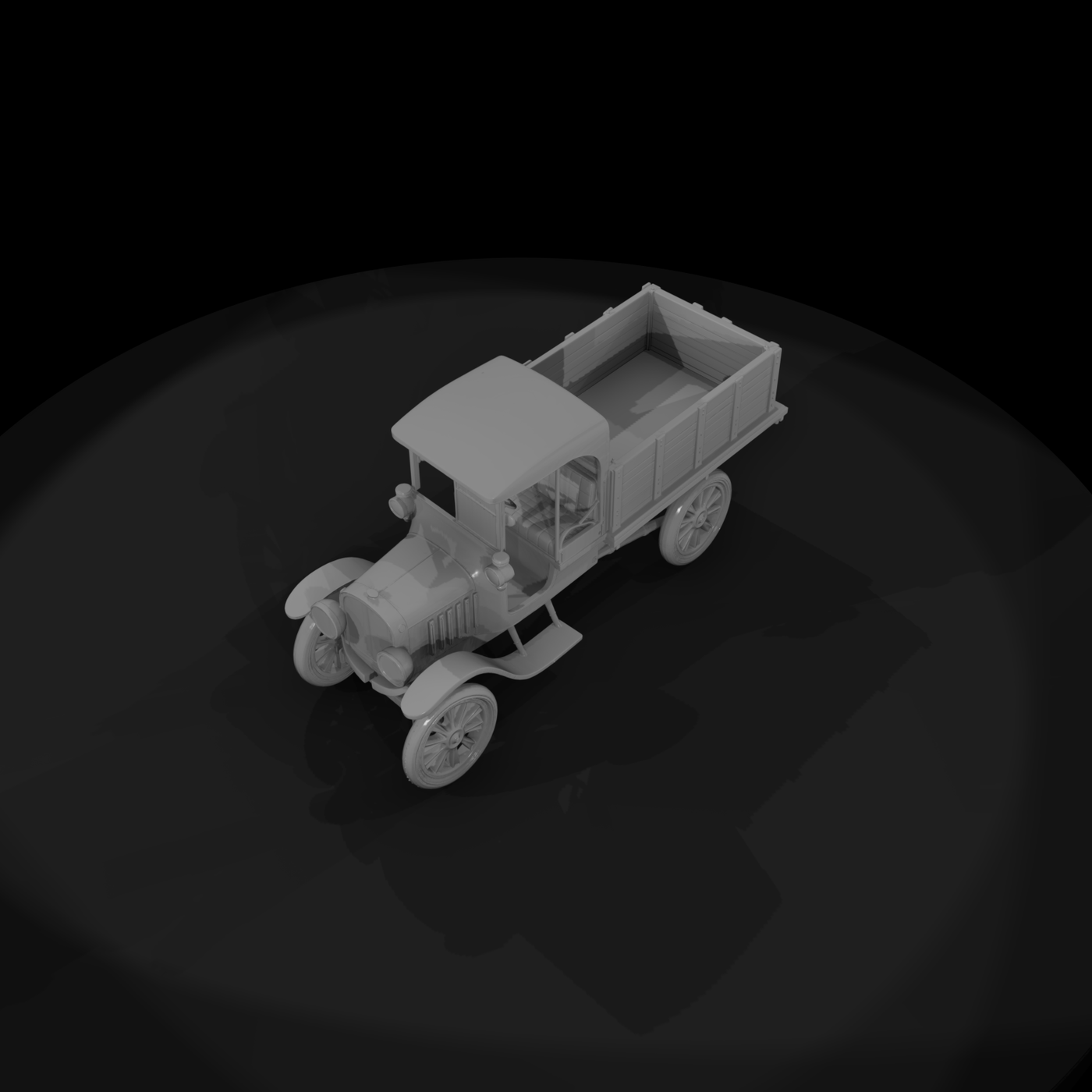 Vintage Stake-Bed Truck