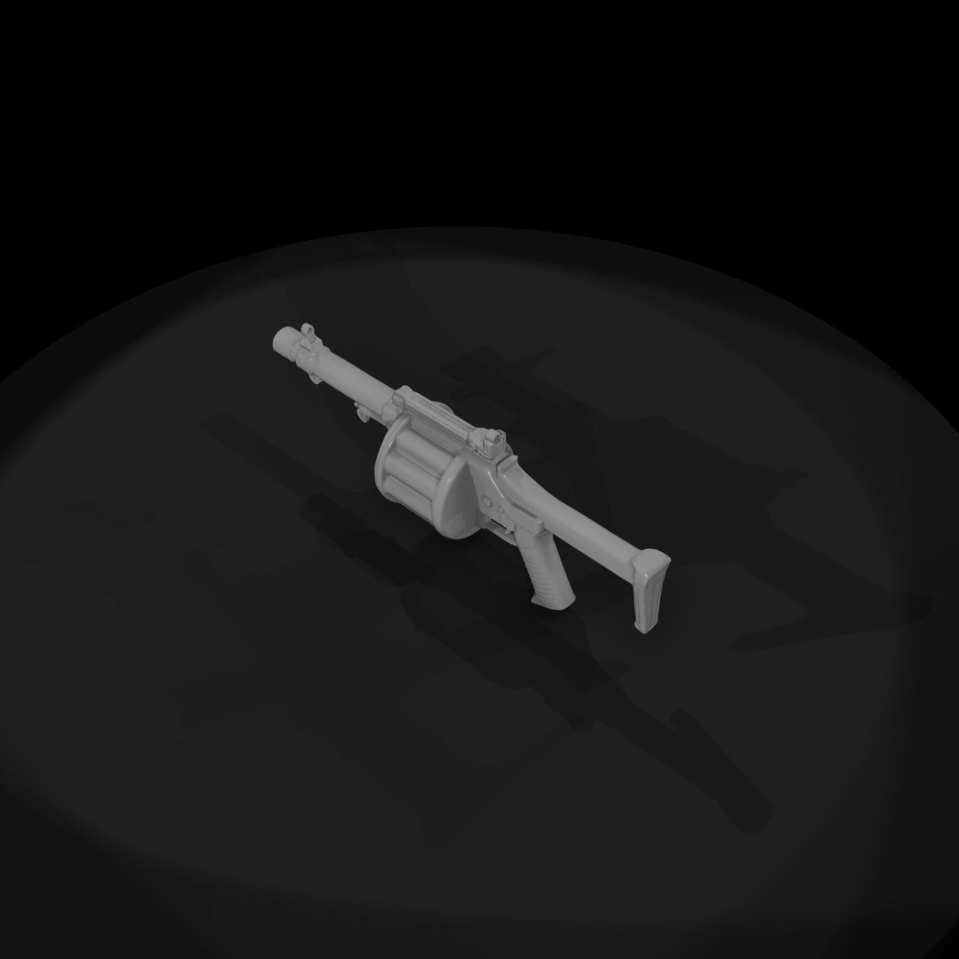 Revolving Drum Combat Shotgun