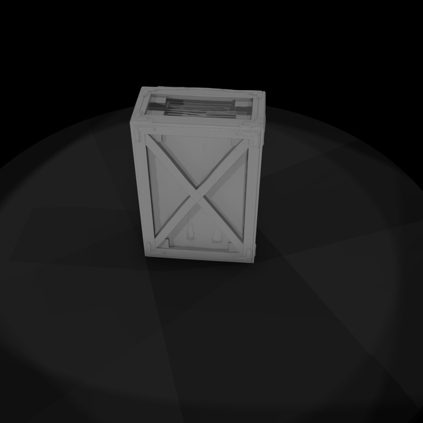 Industrial Wooden Cargo Crate