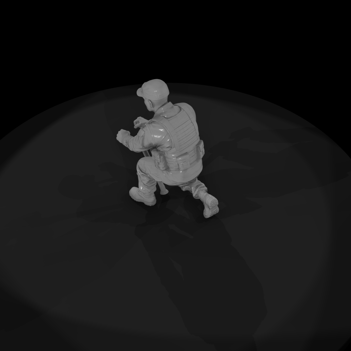 Mod Army 071 Modern U S Army Mortar Crewman Figure