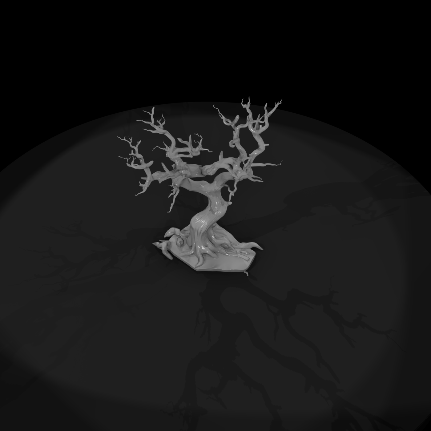 Gnarled Twisted Tree