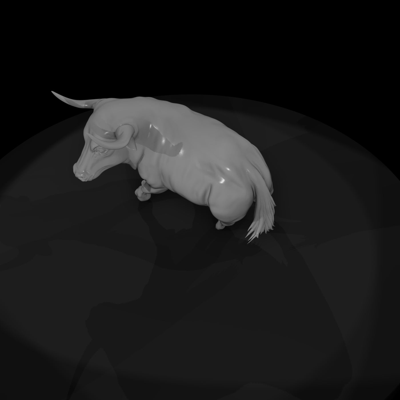 charging-bull-diorama-figure-ho-1-87-824035