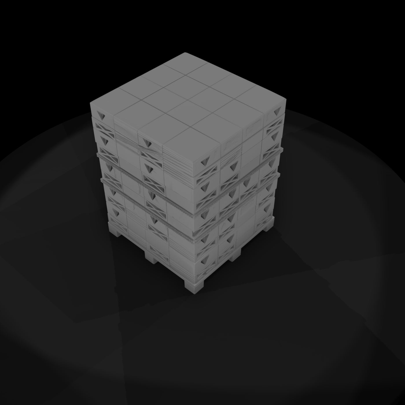 stacked-shipping-crates-on-pallet-688769