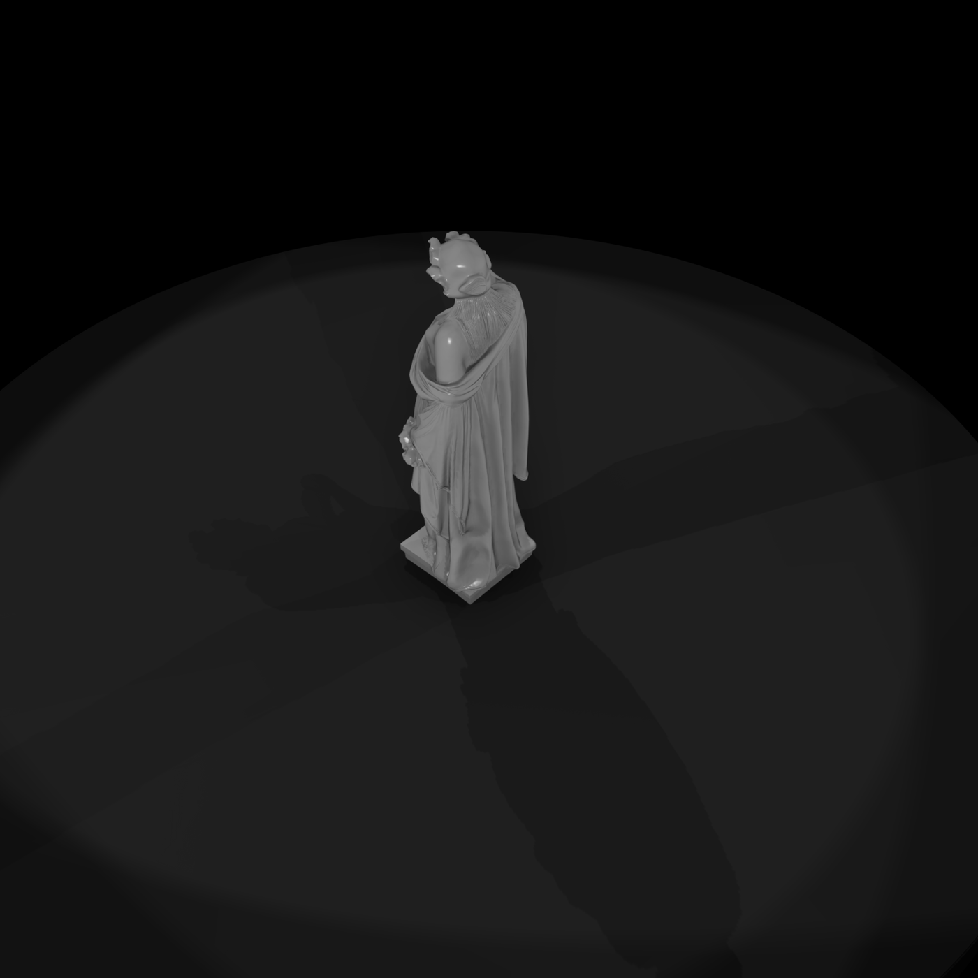 Neoclassical Allegorical Female Statue