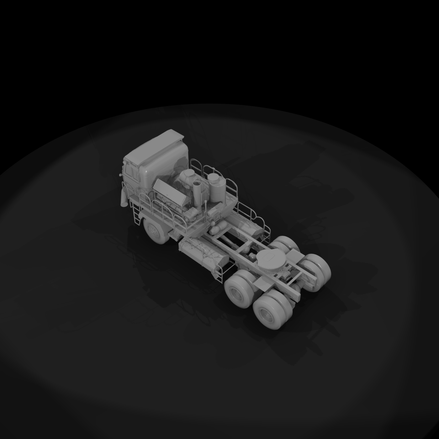 Military 6x6 Cabover Semi Truck — Tractor Unit
