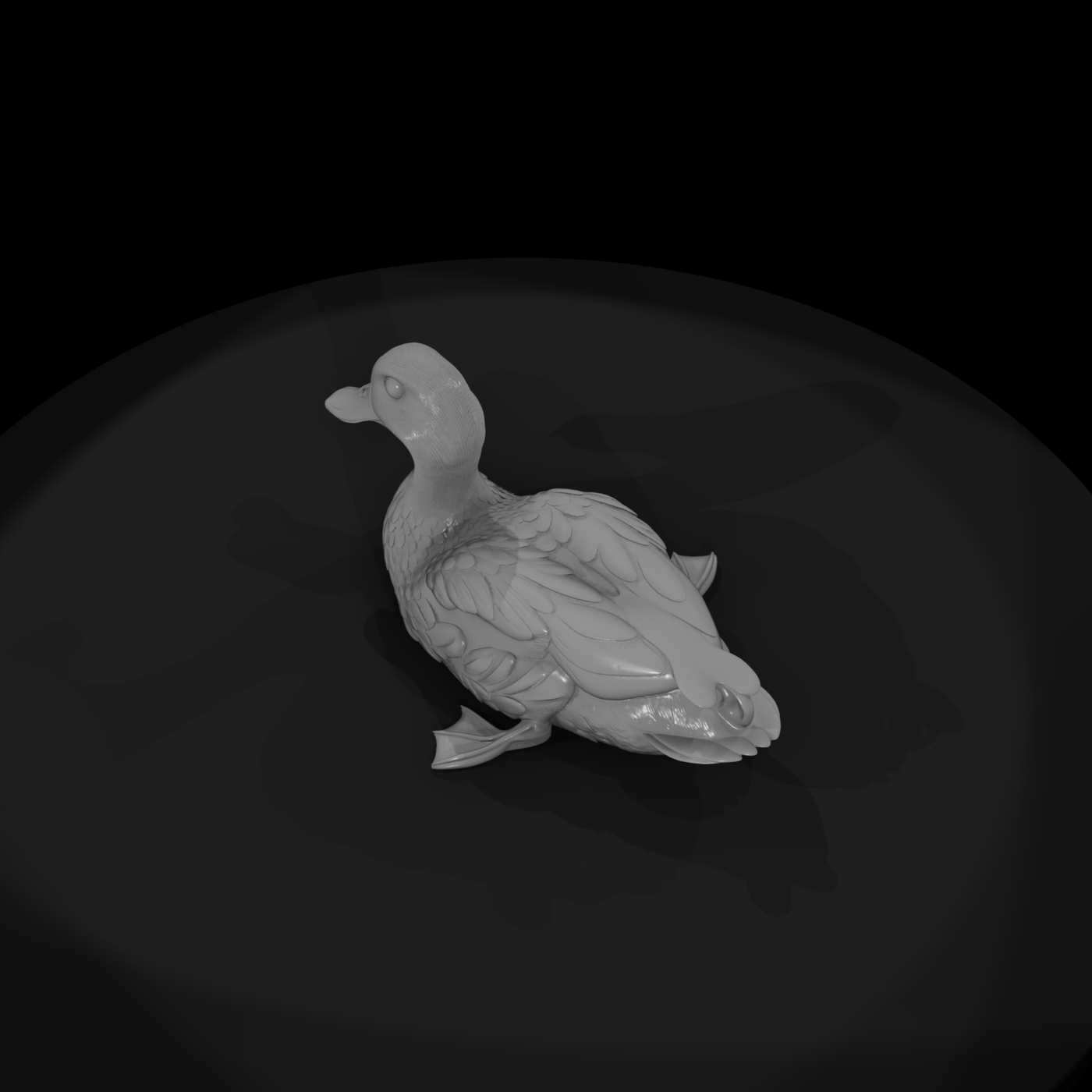 Mallard Duck Figurine — Resting Pose & Railway Layouts