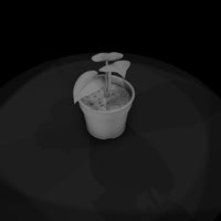 stylized-monochrome-potted-houseplant-3d-model-ak7 — thumbnail 6