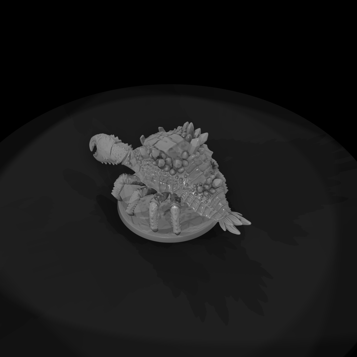 Stylized Fantasy Giant Crystal Crab Miniature Cfnt