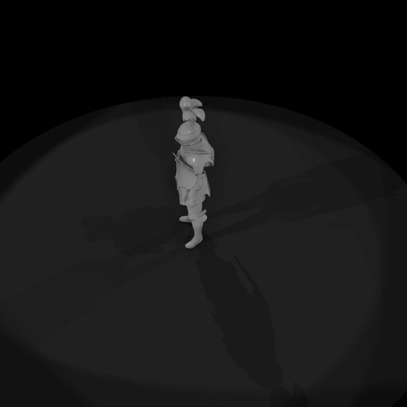 Stylized Medieval Knight Plate Armor — Accessory