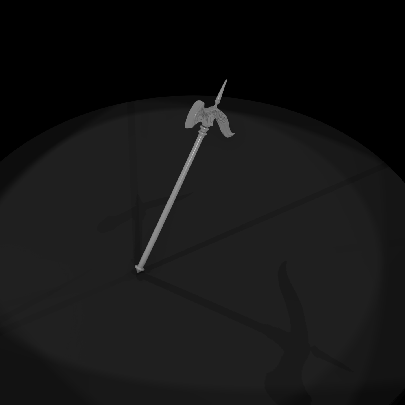 Stylized Medieval Poleaxe