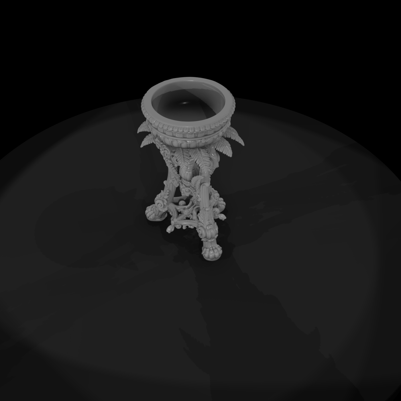 Ornate Fern Plant Stand
