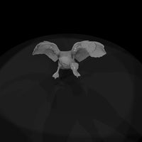 stylized_flying_mallard_duck_3d_model_e7g5h8qv — thumbnail 6