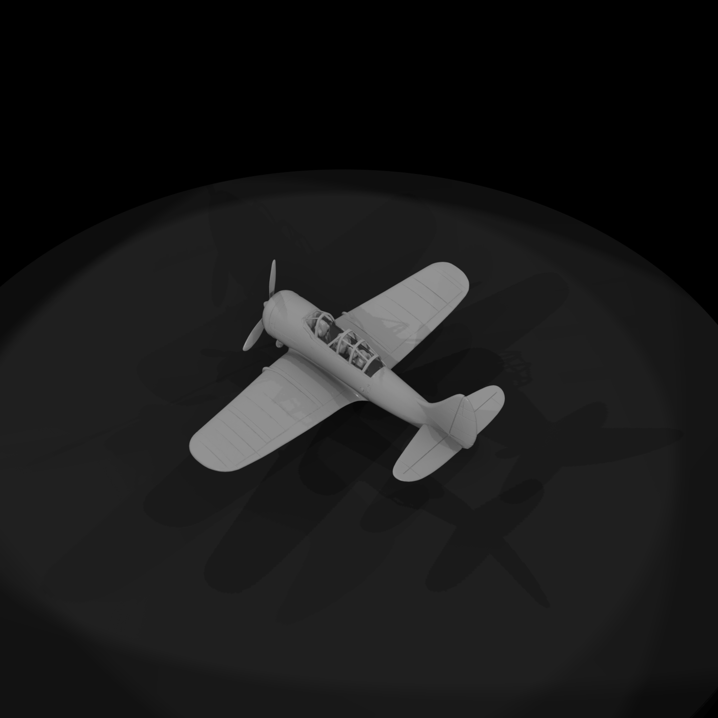 WWII Fighter Plane — Accent