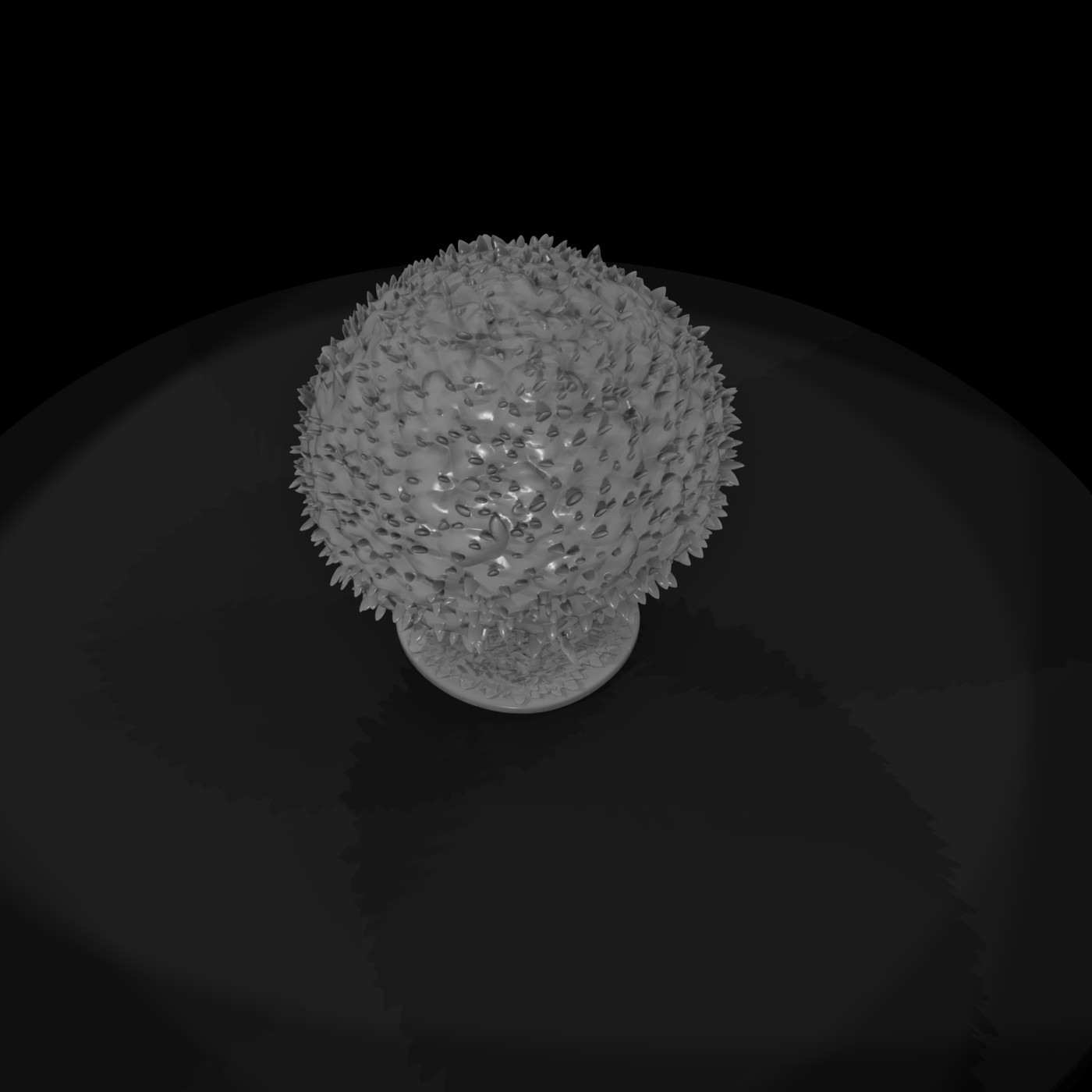 Stylized Spiky Fantasy Tree