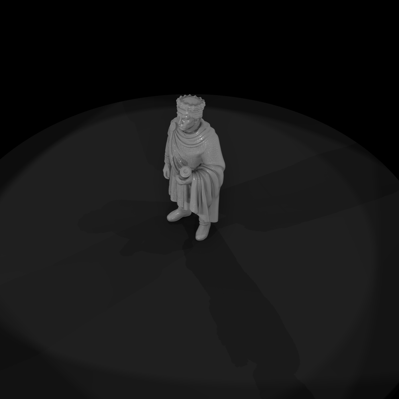 Hist 0042 Historical Justinian I Miniature Figure