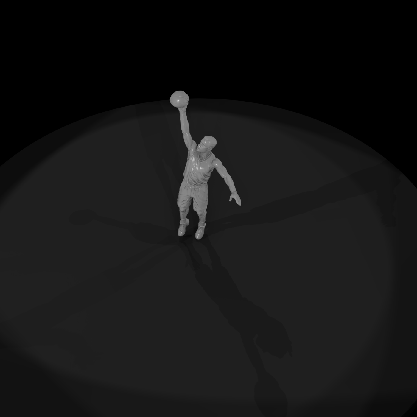 0075 Sports Basketball Layup