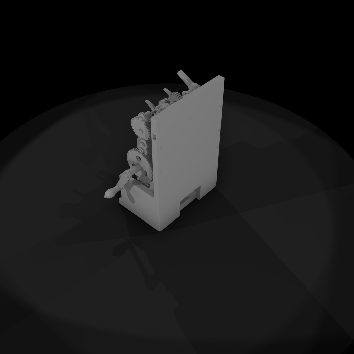 Stylized Vintage Gear Mechanism