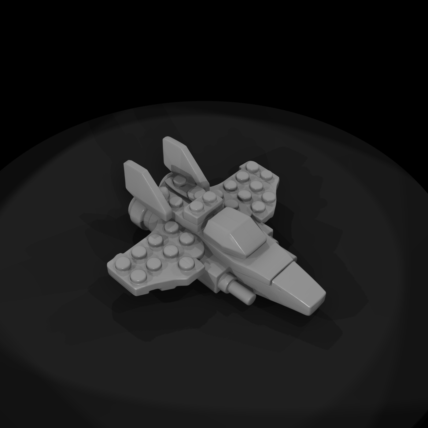 Mr Toyprops 100 001 005 Toy Brick Spaceship Shape