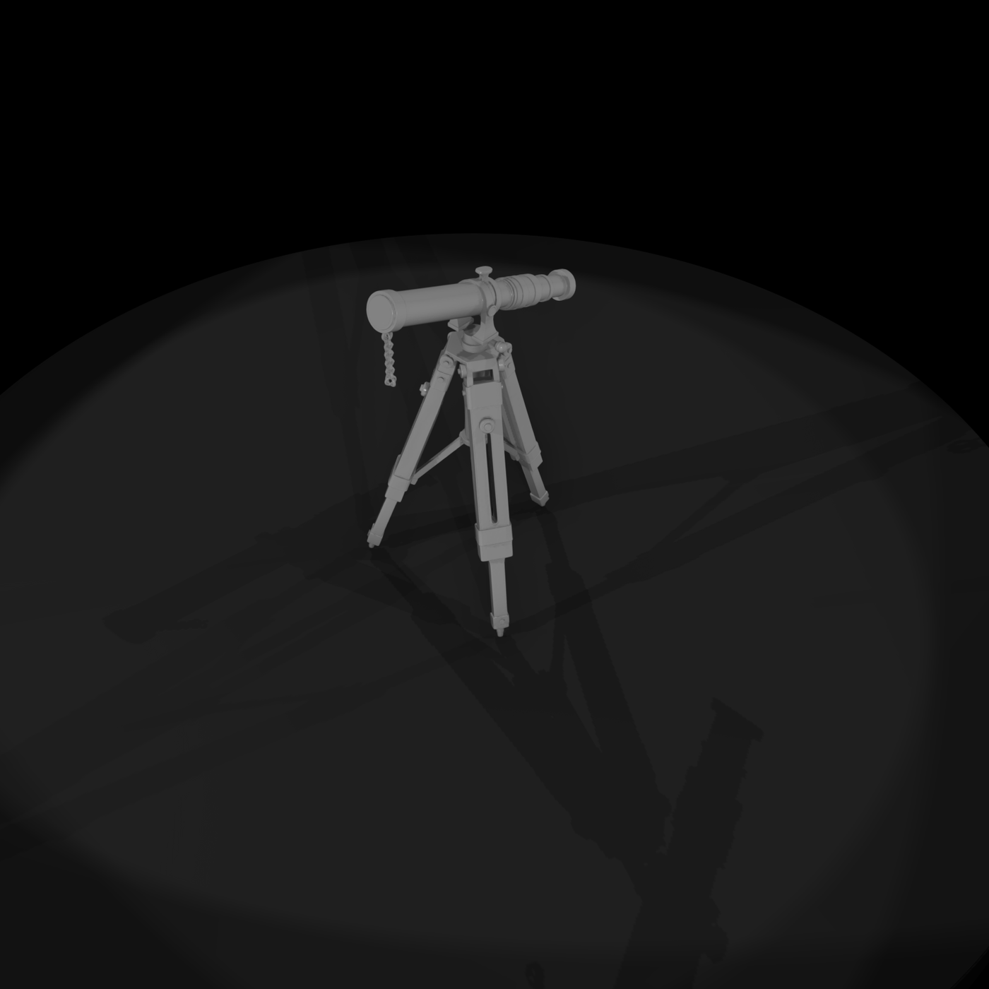 Vintage Tripod Telescope