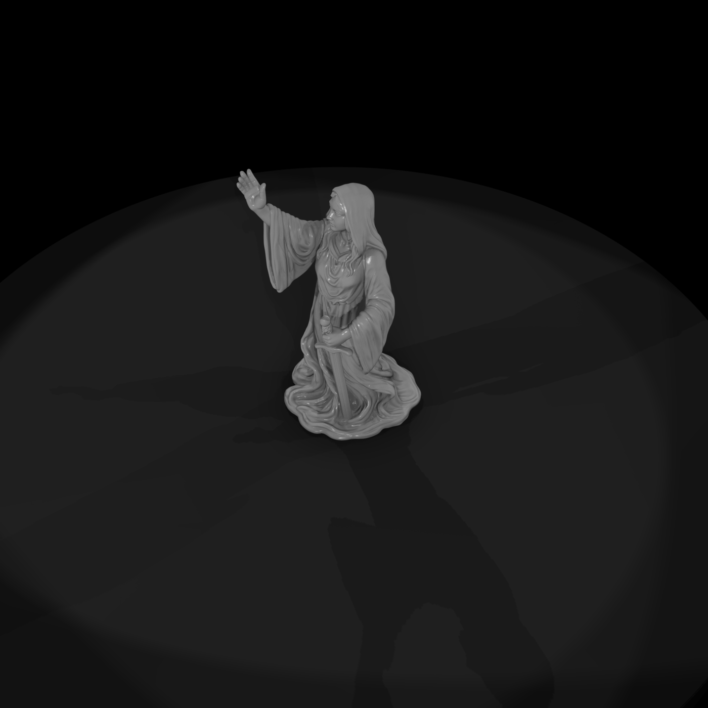 Myth 0427 Mythology Lady Of The Lake Miniature Fig