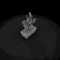 stylized-3d-wooden-potted-flowering-orchid-mwgtumz — thumbnail 6