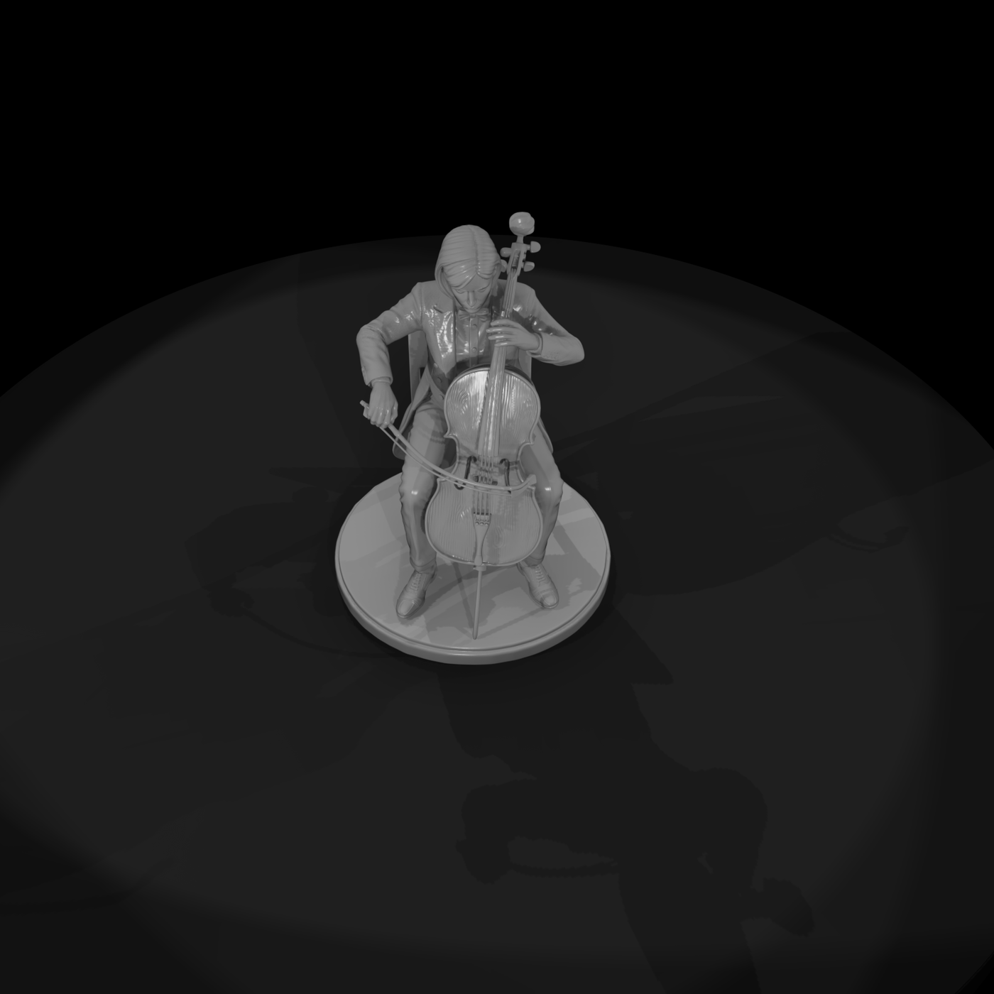 Seated Orchestra Cellist