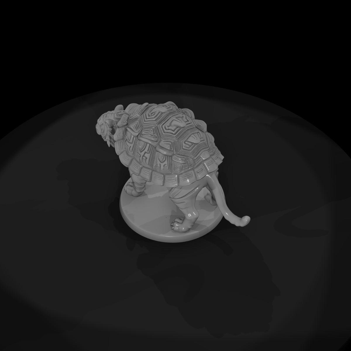 stylized-fantasy-tiger-tortoise-hybrid-miniature-0