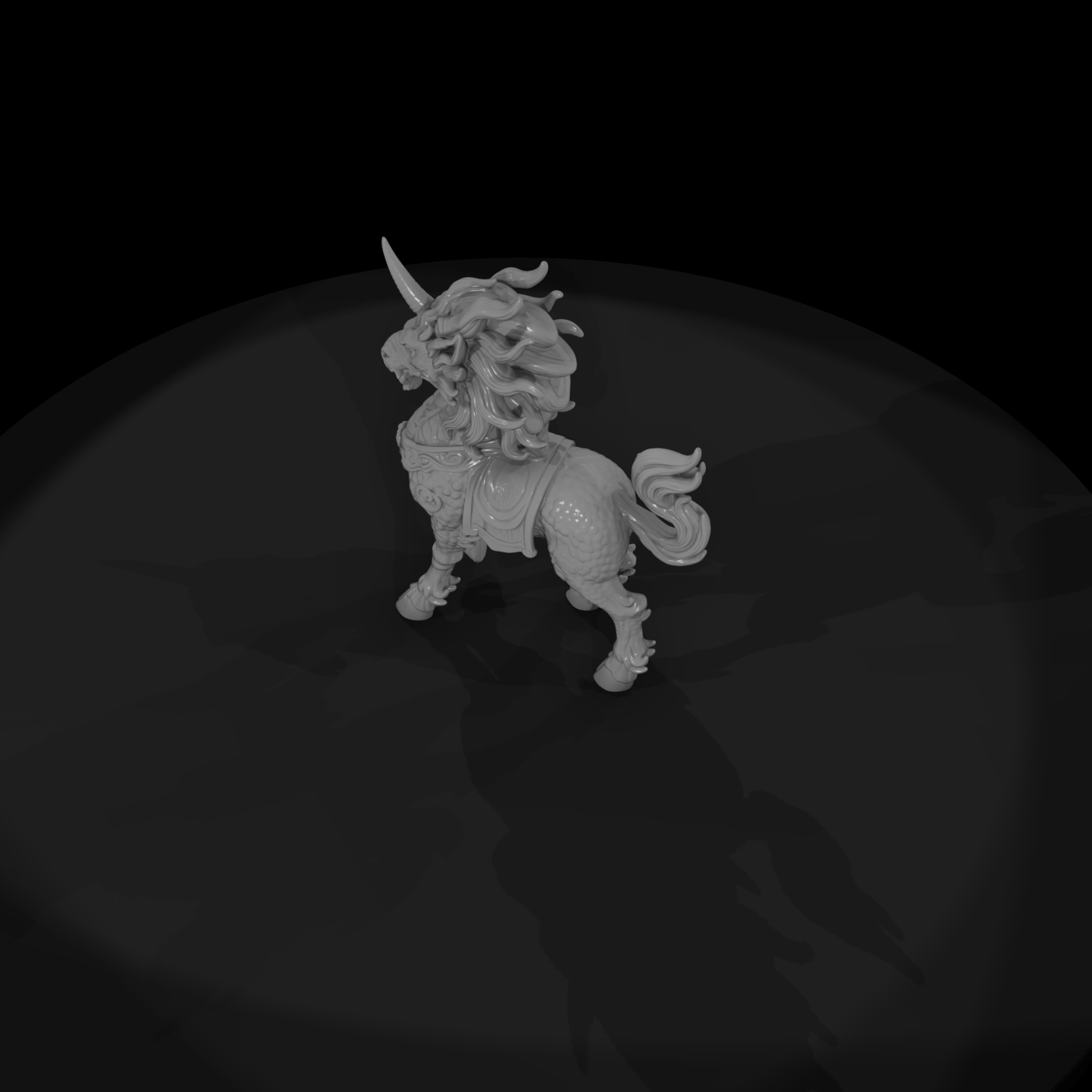 Myth 0469 Mythology Kirins Kirin Guardian Miniatur