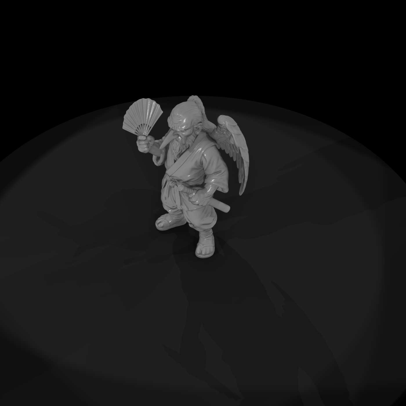 Myth 0453 Mythology Tengu Miniature Figure