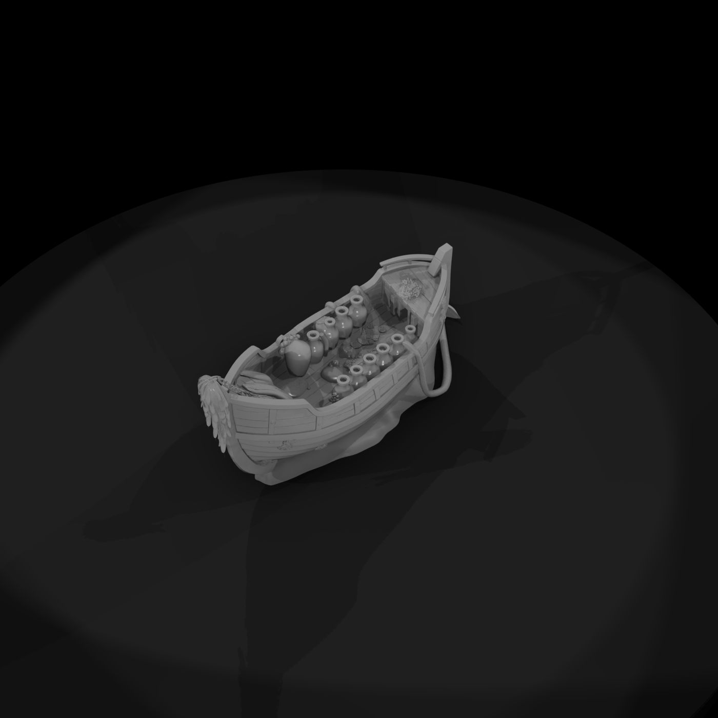 Ancient Amphora Cargo Set for Shipwreck