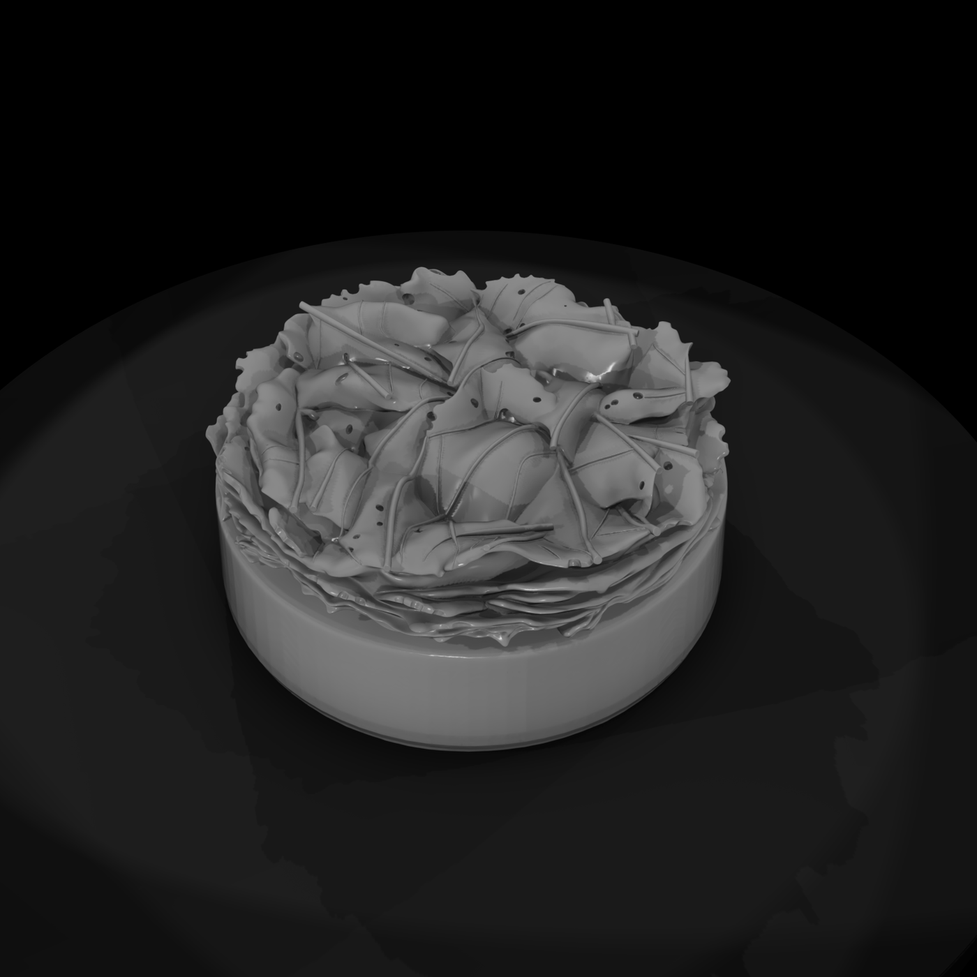 Low Poly Decaying Dry Leaf Pile 3D Model Gvyi6Fgm