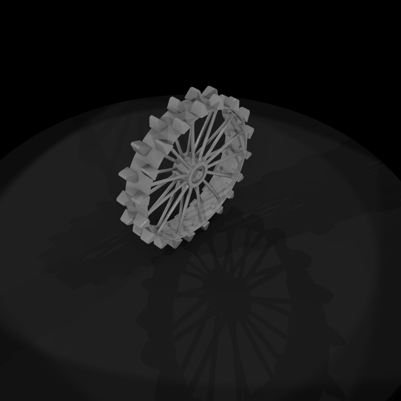 Lugged Tractor Wheel — Farm