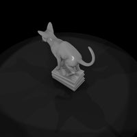 stylized-sphynx-cat-bookend-diorama-miniature-262157 — thumbnail 7