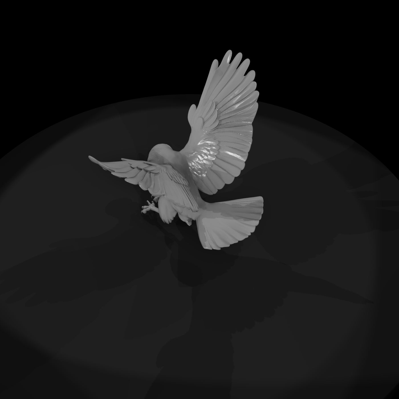 stylized-falcon-figurine-perched-441076