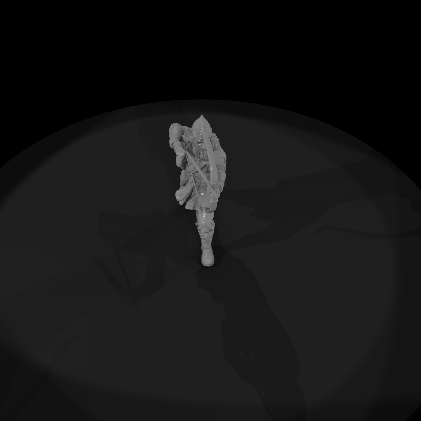 Myth 0394 Mythology Arash The Archer Miniature Fig