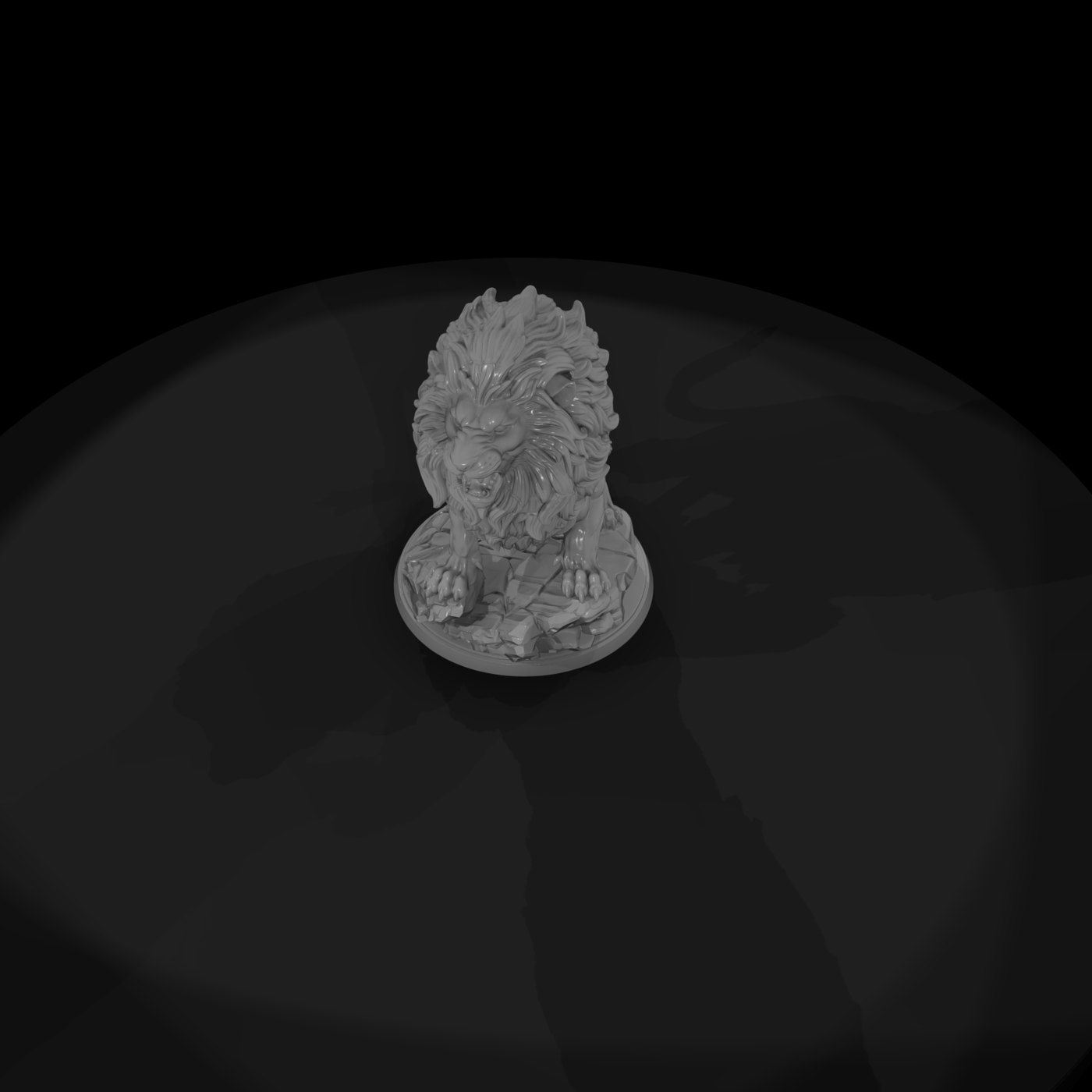 Molten-Mane Fire Lion
