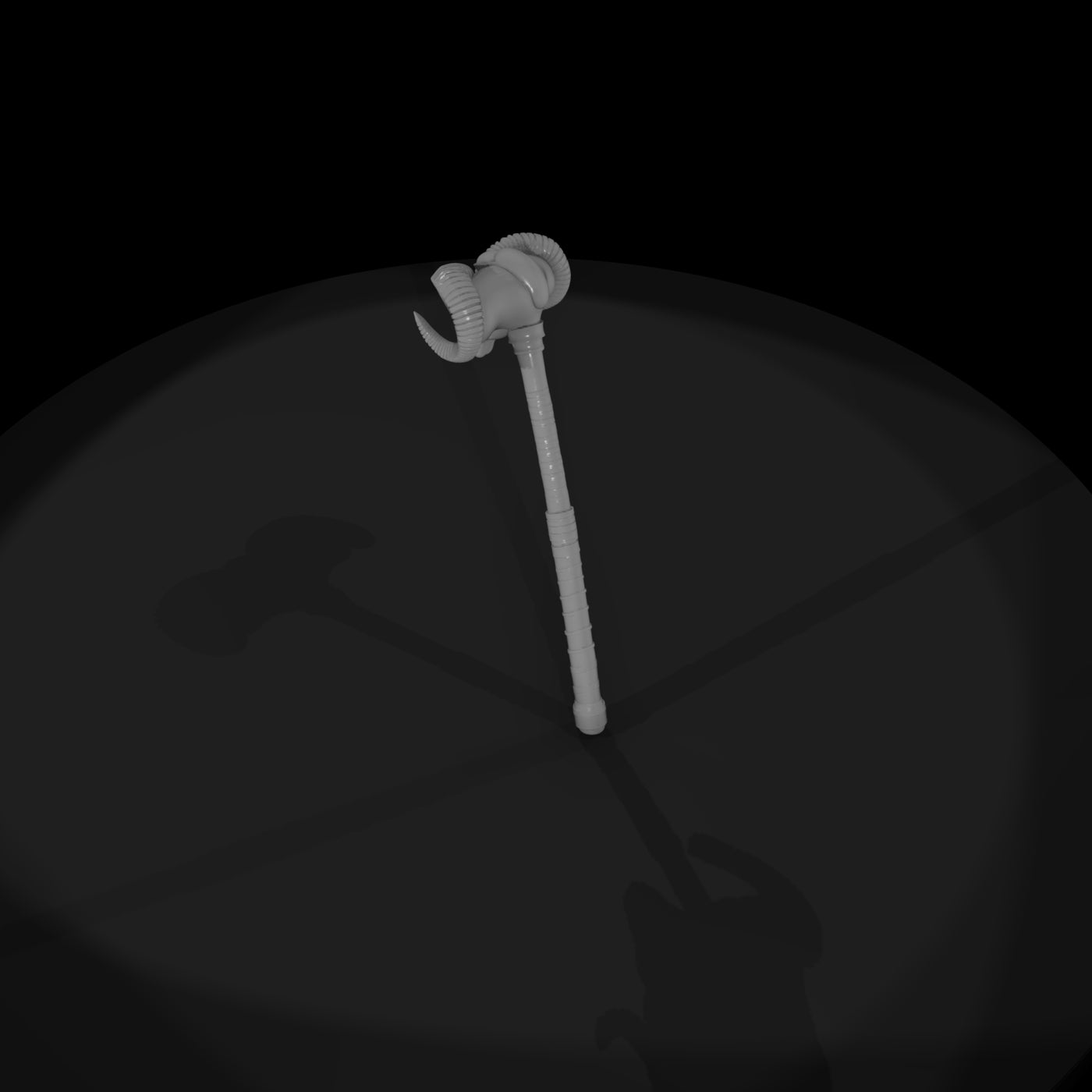 double-ram-head-war-hammer-tabletop-prop-227790