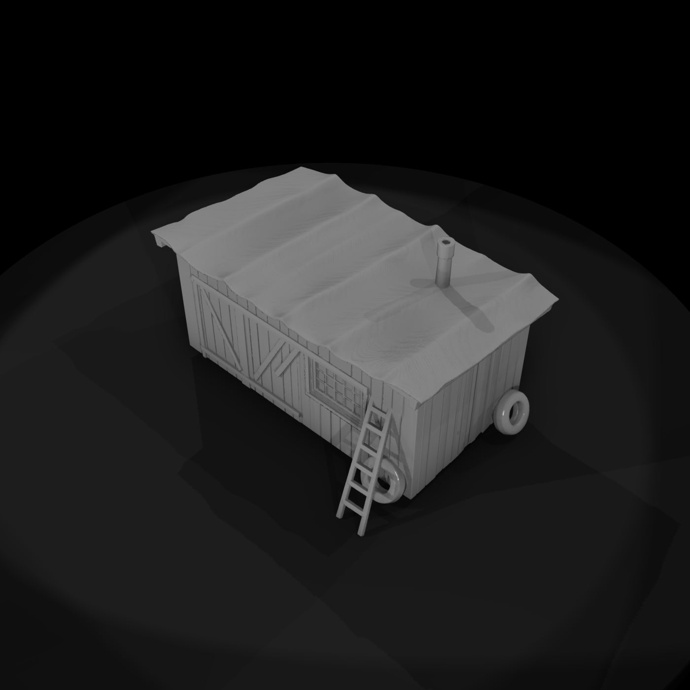 boat-repair-shed-model