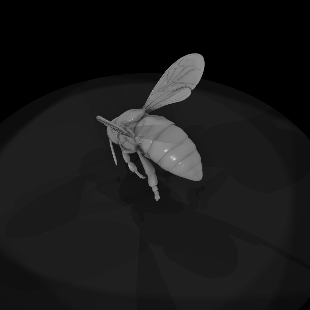 honey-bee-miniature-detailed-landing-pose-for-dioramas-displays-650462