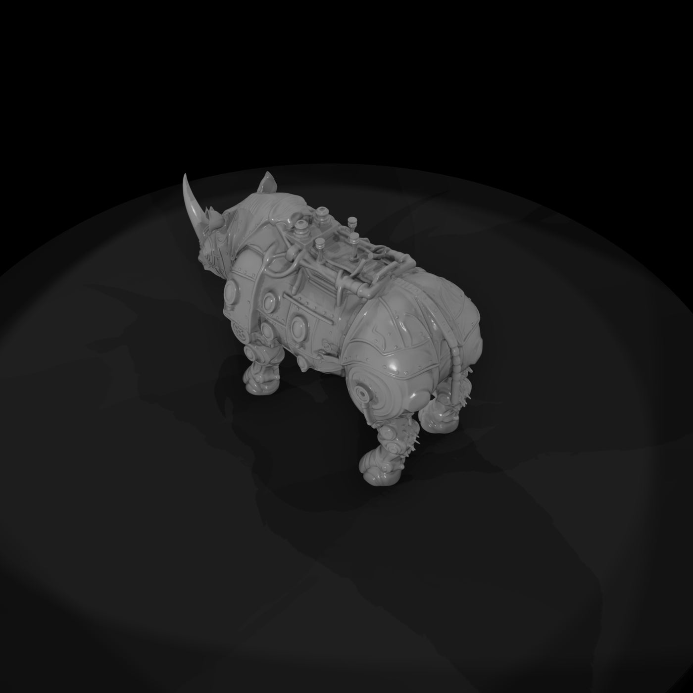 nightmare-clockwork-creatures-mechanical-rhino