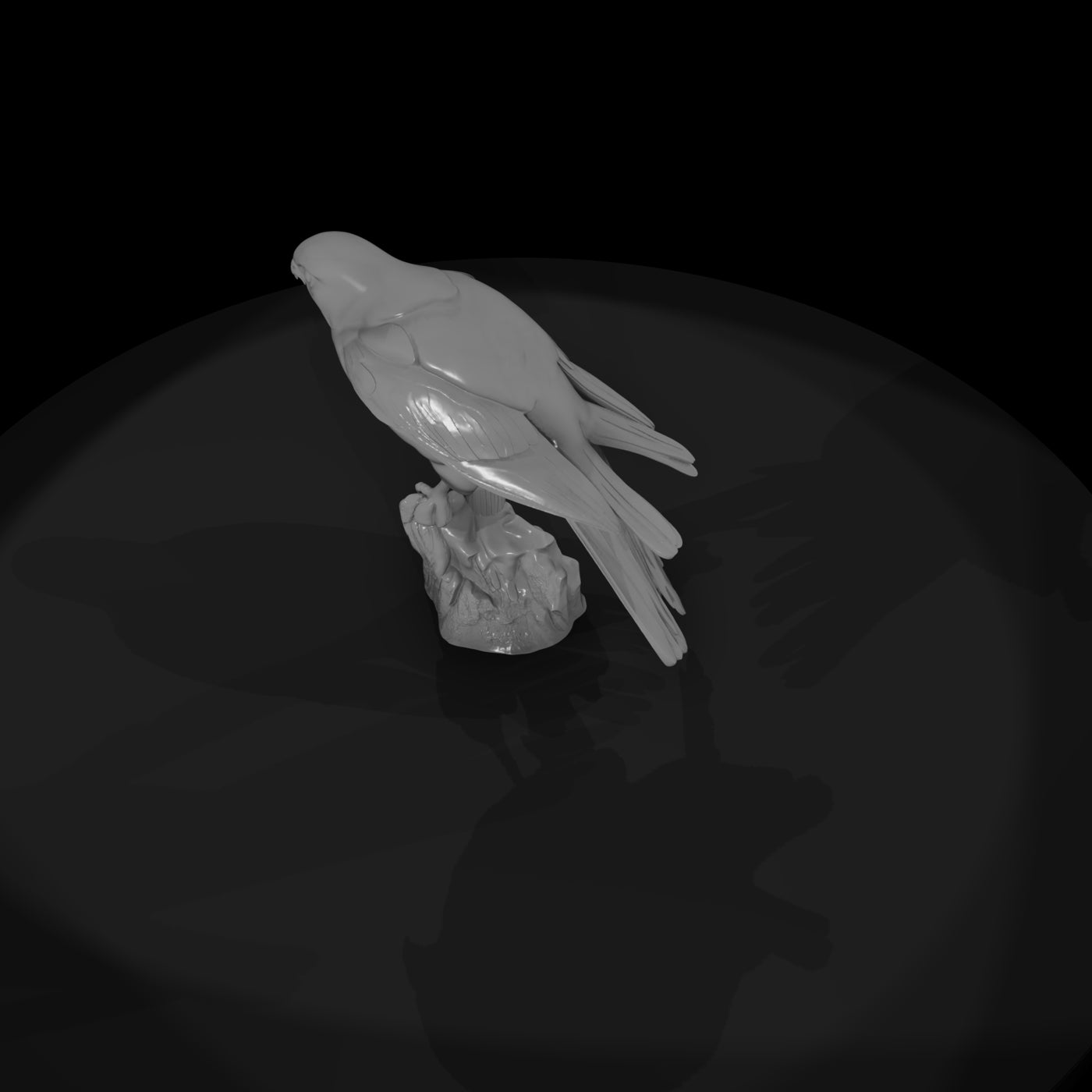 realistic-falcon-miniature-perched-107741