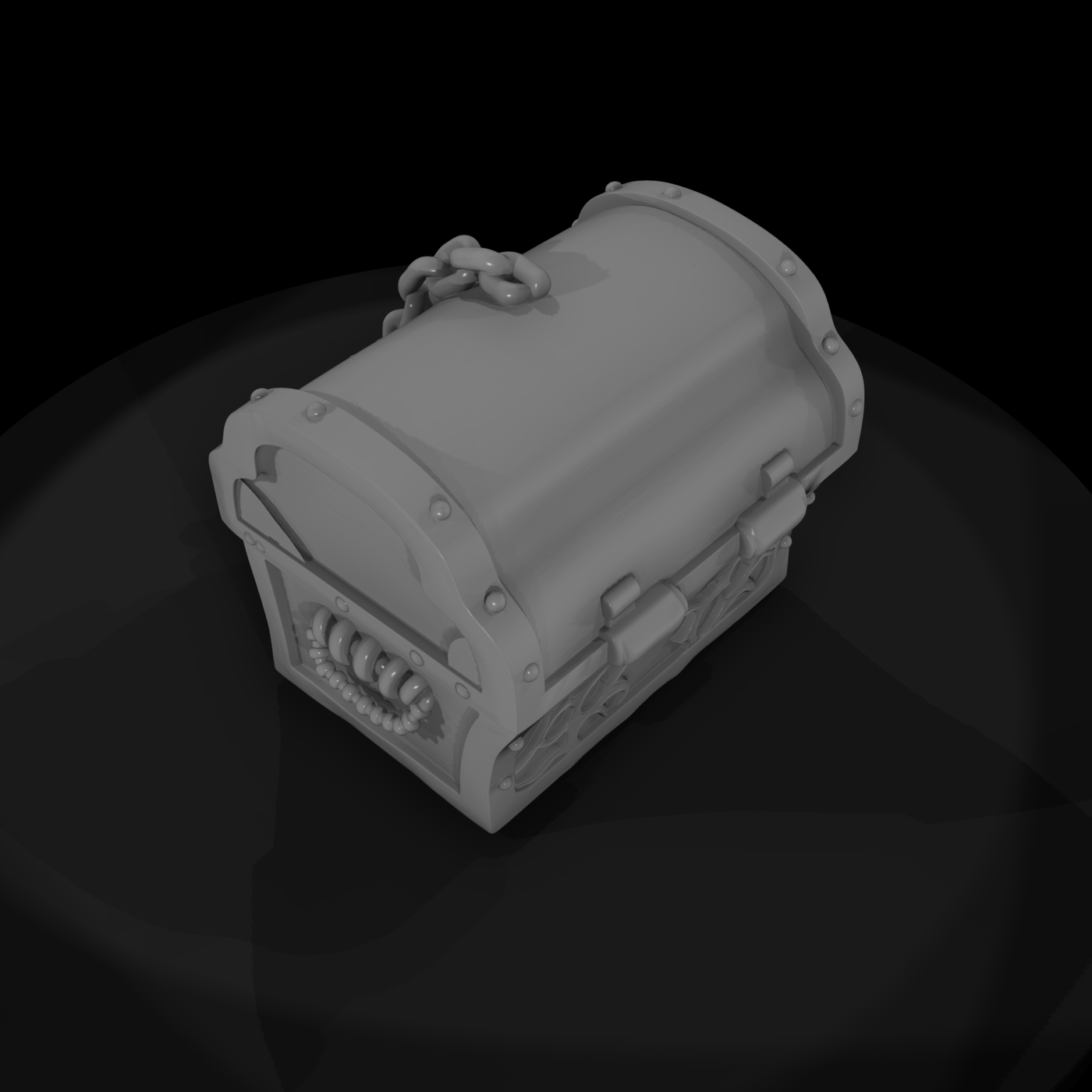 Cursed Skull Treasure Chest